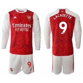 Fußballtrikots Arsenal Alexandre Lacazette 9 Kinder 2020-2021 Langarm Heimtrikotsatzsatz kaufen